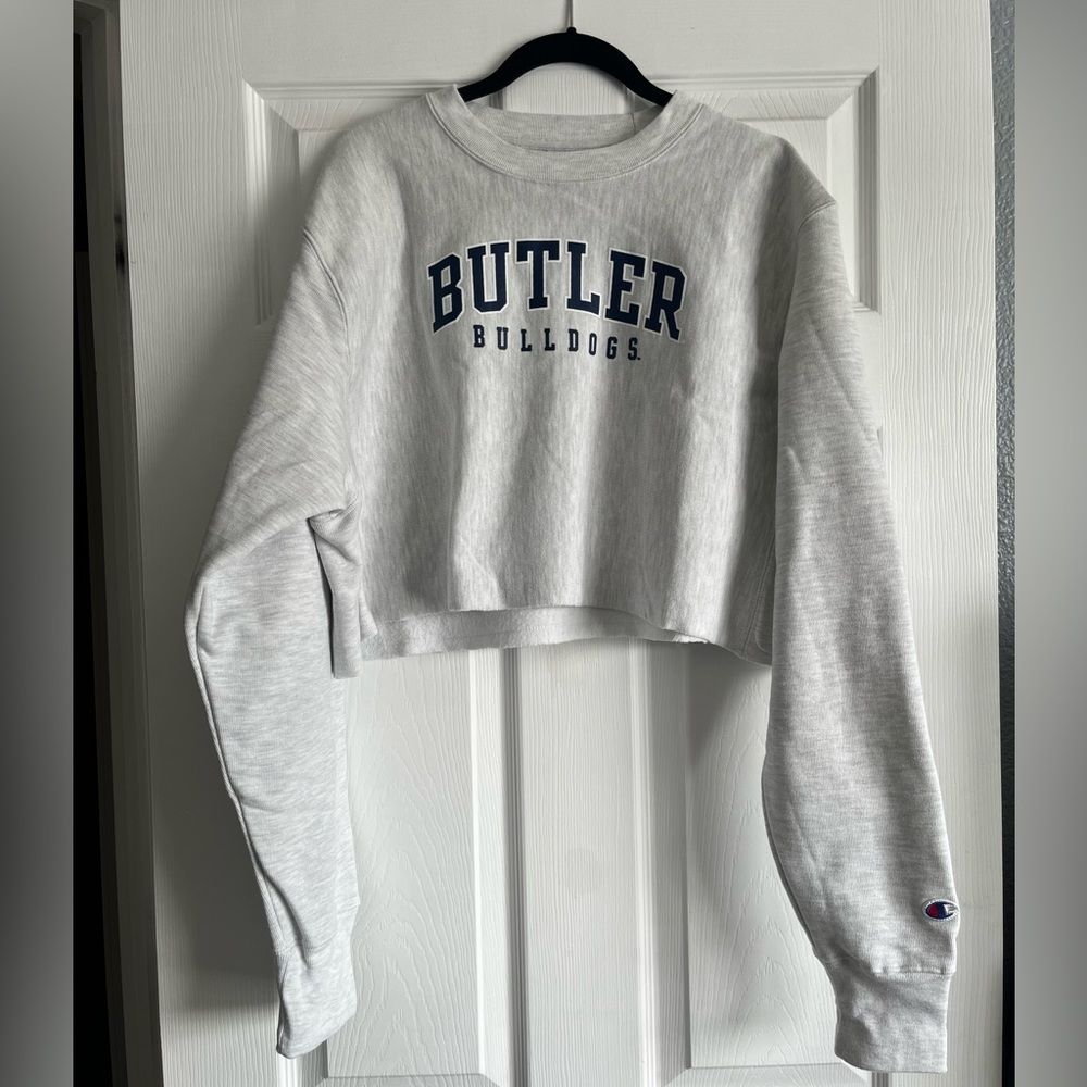 Butler University women’s cropped crew neck